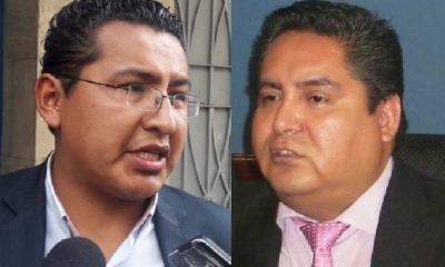 Marcelo Gutiérrez y Oswaldo Valencia/Foto. Kandire