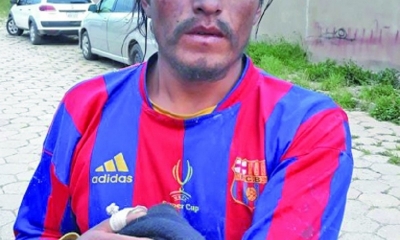 Foto del interno recapturado.