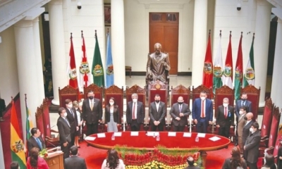 Las altas autoridades de la justicia son elegidas en Bolivia a través del voto popular.