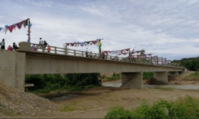 El puente será de utilidad para unir los municipios de Puerto Villarroel y Entre Ríos y beneficiará a más de 30.000 productores de alimentos