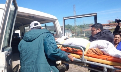 El médico de la comunidad acertadamente, procedió a realizar una traqueotomía para salvar la vida de la menor