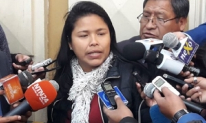  Ramona Moye, diputada del MAS/Foto. RRSS	