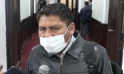 El diputado del MAS, Juanito Angulo. 