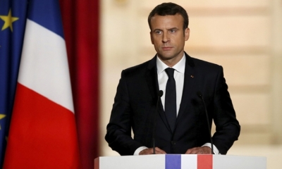 El presidente de Francia, Emmanuel Macron. 