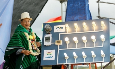 El presidente Luis Arce
