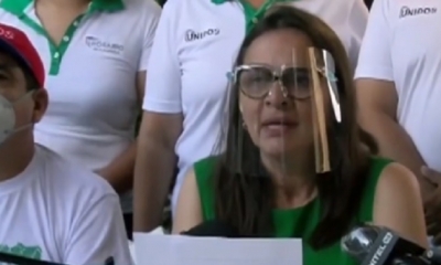 Rosario Schamisseddine en conferencia de prensa/Foto. Captura de pantalla