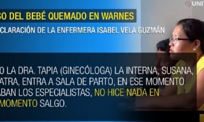 La enfermera presto sus declaraciones/Foto. Captura de pantalla 