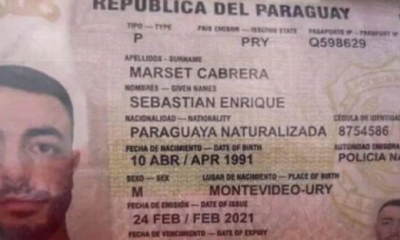 Pasaporte de Sebastián Marset