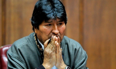 El expresidente del Estado, Evo Morales
