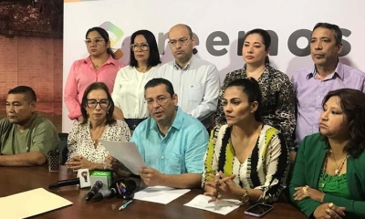 Legisladores de Creemos en conferencia de prensa. | Creemos