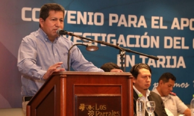 El ministro Sánchez lideró la actividad/Foto. YPFB