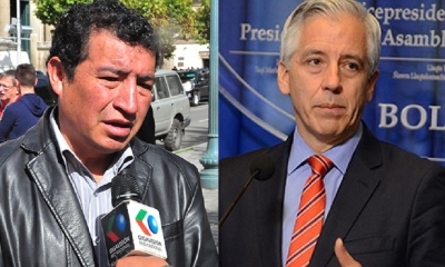 Víctor Borda y Álvaro García Linera/Foto. RRSS