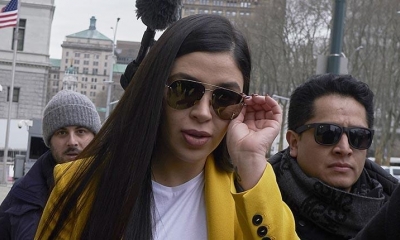 Emma Coronel Aispuro llega a la Corte Federal de EEUU, en 2019. | EFE