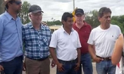 Mario Cossio, quedó varado en en la zona fronteriza Cañada Oruro/Foto. RRSS