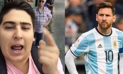 Martín ‘Chapu’ Martínez y Lionel Messi. Foto: Internet