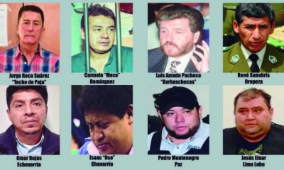 Varias personas fueron implicadas en el tráfico de drogas en distintas gestiones de gobierno. Foto: Composición Página Siete.