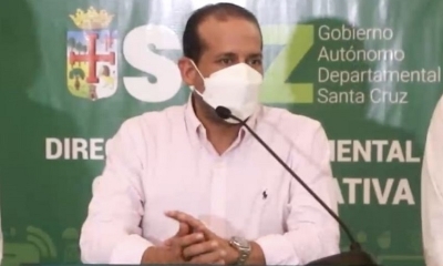 El gobernador de Santa Cruz, Luis Fernando Camacho.