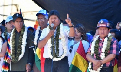 Evo revela que federaciones del Trópico recibirán más $us 1 millón de YPFB Transporte.