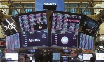 Bolsa de Valores en Wall Street, Nueva York. AFP.
