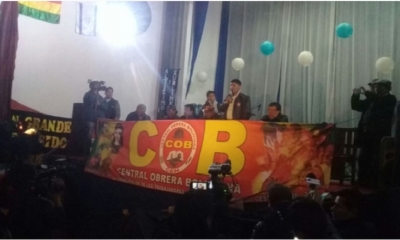 Se suspendió ampliado de la COB esta tarde en La Paz