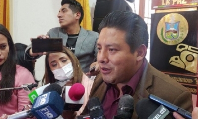 Santos Quispe, gobernador de La Paz