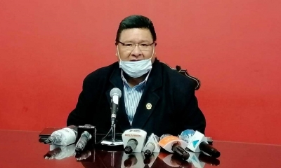 El Presidente de la Cámara de Diputados, Sergio Choque