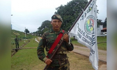 El subteniente Nicolás Flores Loza, quien falleció durante un entrenamiento en Sanandita.