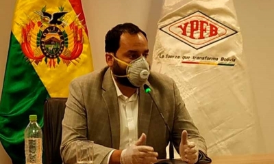 El presidente de YPFB, Herland Montenegro