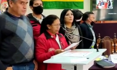 Dirigentes cívicos informan sobre la determinación tras el encuentro en Potosí.
