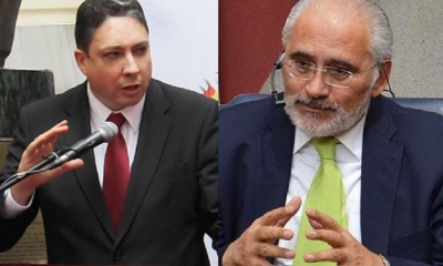 Héctor Arce y Carlos Mesa/Foto. Kandire.bo