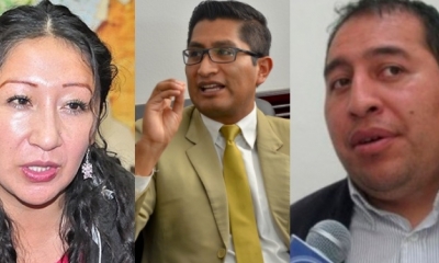 Diputada Mireya Montaño, Fiscal Edwin Blanco y diputado Wilson Santamaría/Foto. Kandire