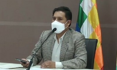 Jeyson Auza, ministro de Salud/Foto. Captura de pantalla