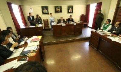 La audiencia de apelación del alcalde José María Leyes inició hoy a las 8:50. Foto: APG