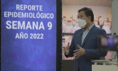 Ministro de salud y deportes, Jeyson Auza 