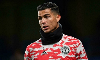 El delantero del Manchester United Cristiano Ronaldo Ben STANSALL