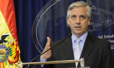 El vicepresidente del Estado, Álvaro García Linera