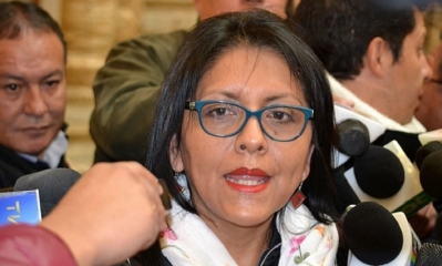 Gisela López, ministra de comunicación. Foto: Internet