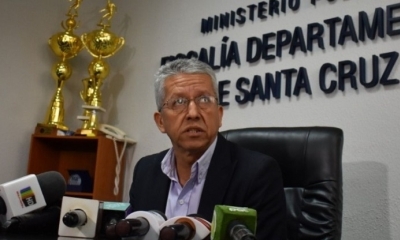 El fiscal departamental, Mirael Salguero.