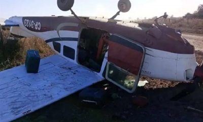 Nacoavioneta boliviana que cayó en Argentina