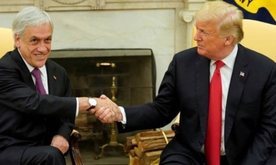 Sebastián Piñera y Donald Trump/Foto. RRSS