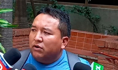 El asambleísta del MAS, Hugo Valverde