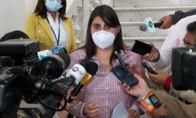 Senadora de Comunidad Ciudadana Andrea Barrientos. 