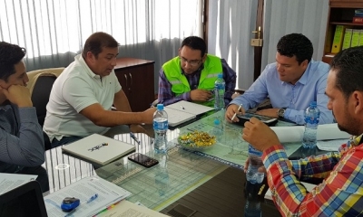 El Gobernador, Alex Ferrier, se reunió con el presidente ejecutivo de la Administradora Boliviana de Carreteras (ABC), Marco Loayza