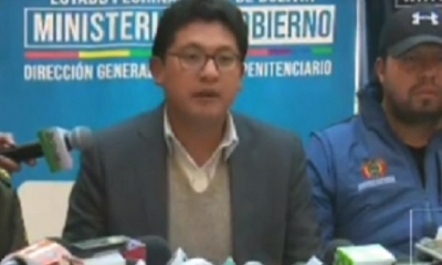 José Luis Quiroga, viceministro de Régimen Interior /Foto. RRSS