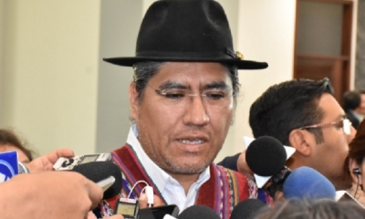 Diego Pary , canciller de Bolivia/Foto. RRSS