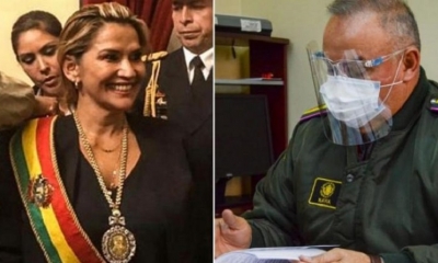 Jeanine Añez y Milton N.E.