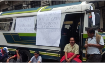Los vecinos amenazaron con expulsar a los sindicatos del servicio público de transporte