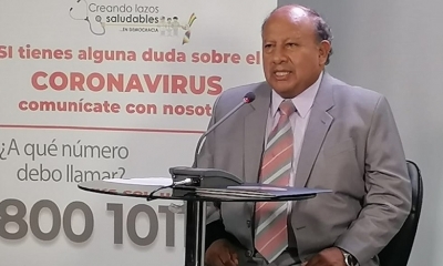 El jefe nacional de la Unidad de Epidemiología del Ministerio de Salud, Virgilio Prieto