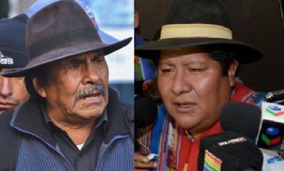 Felipe Quispe e Hilarión Mamani/Foto. Kandire