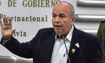 El ministro de Gobierno, Arturo Murillo
